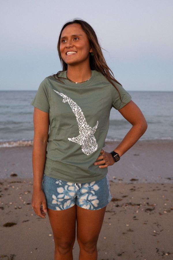 Women’s Little Shark Big Shark Tee - Image 8