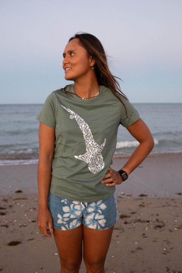 Women’s Little Shark Big Shark Tee - Image 9
