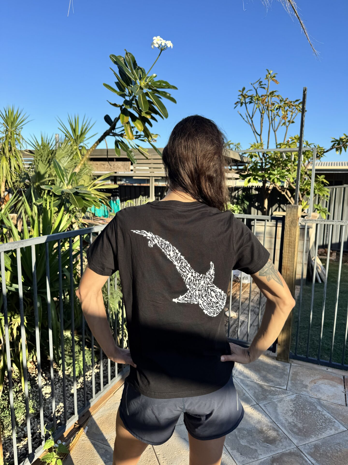 Women’s Little Shark Big Shark Tee - Image 26
